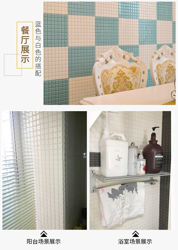 3D Mosaic Sticker  brick wall stick adhesive embossed elastic foam Waterproof wallpaper