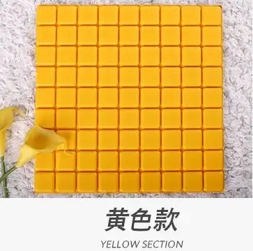 3D Mosaic Sticker  brick wall stick adhesive embossed elastic foam Waterproof wallpaper