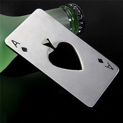 Poker-Shaped Bottle Opener