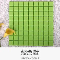 3D Mosaic Sticker  brick wall stick adhesive embossed elastic foam Waterproof wallpaper