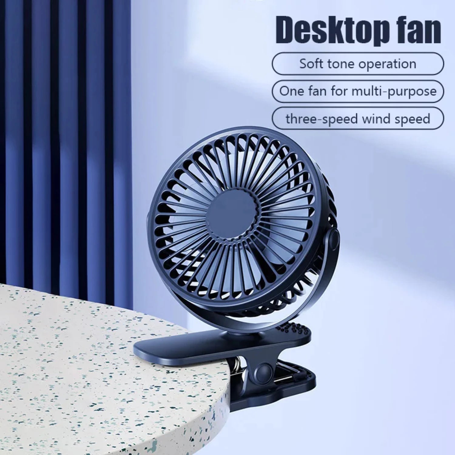 New Compact and Refreshing Portable Summer Essential Fan - Stay Cool and Comfortable Everywhere You Go! Ideal for Office, Librar