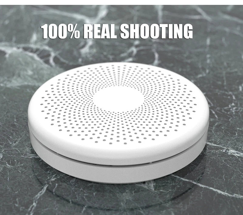 2 in 1 Version WiFi Tuya Smart Co & Smoke Detector Alarm Carbon Monoxide Parlor Room Kitchen Shop Fire PIR Sound Sensor Alert