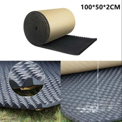 100x50cm Acoustic Foam Insulation Wall Self Adhesive Automobile Interior Accessories Heat Insulation Soundproof Dampening Pad