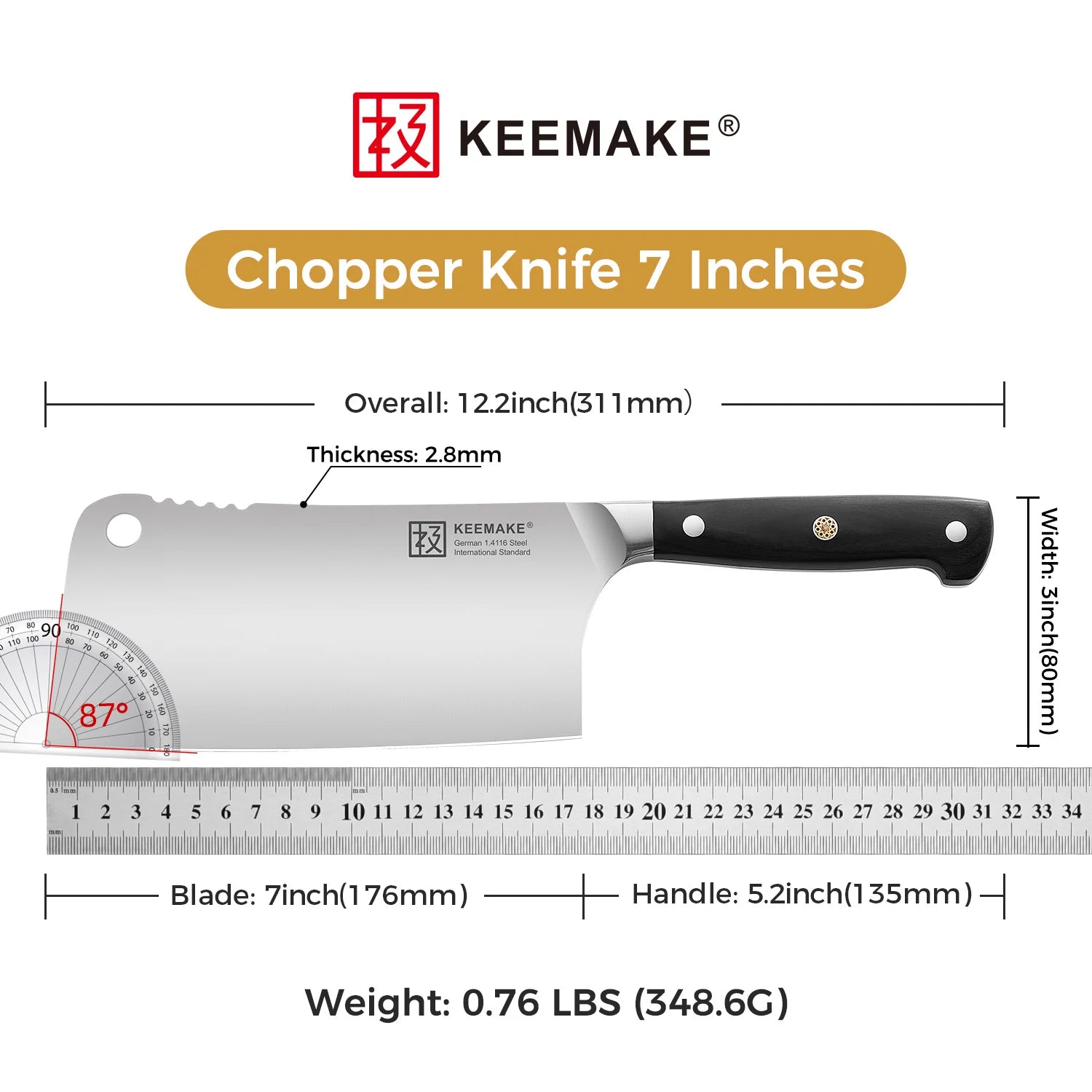 KEEMAKE Chef's Knives High Quality Stainless Steel Kitchen Knife 1-15PCS/Set Ultra Sharp Vegetable Fruit Meat Cutting Knife