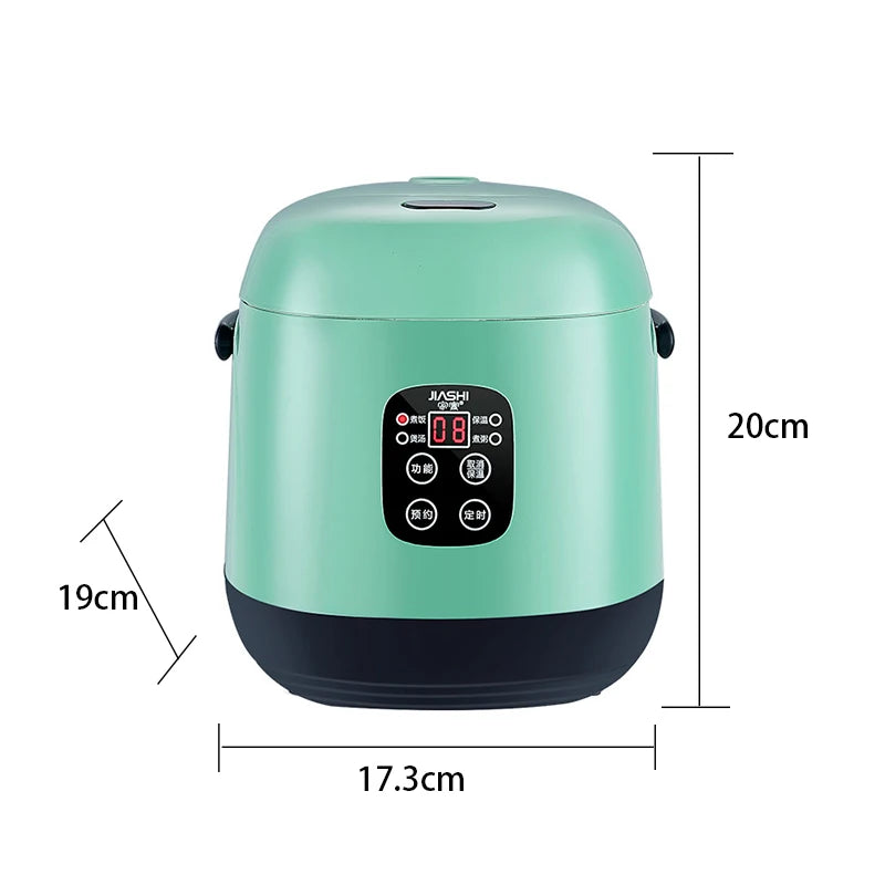 Mini Rice Cooker Multi-function Single Electric Rice Cooker Non-Stick Household Small Cooking Machine Make Porridge Soup EU Plug