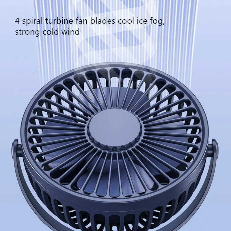 New Compact and Refreshing Portable Summer Essential Fan - Stay Cool and Comfortable Everywhere You Go! Ideal for Office, Librar