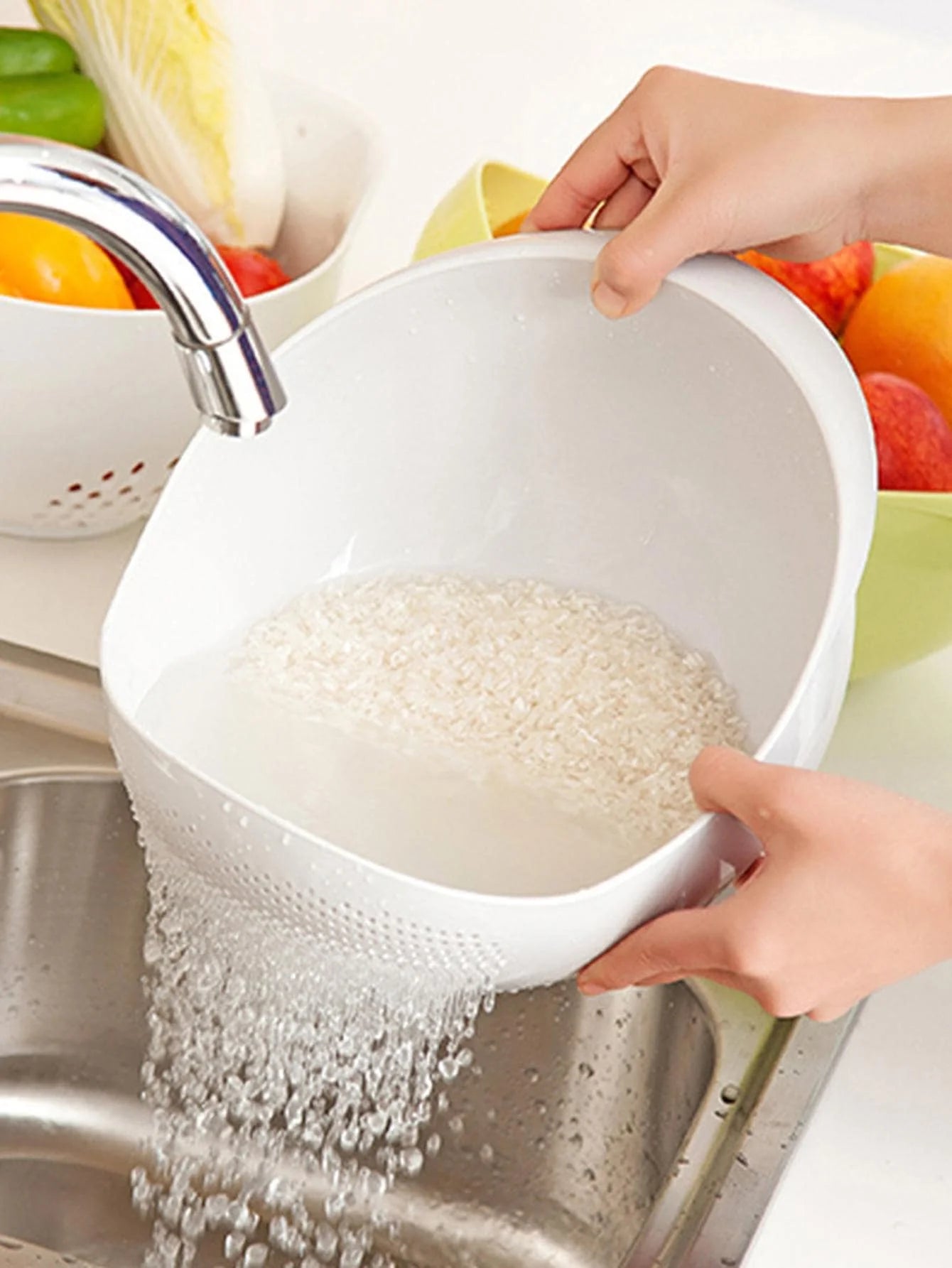 Silicone Colander Drain Basket