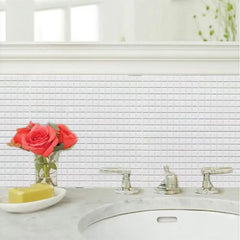 3D Wall Paper For Wall 20Pieces Brick Wallpaper 3D Foam Wall Panel Waterproof Adhesive Home Appliances Textured Peel And Stick