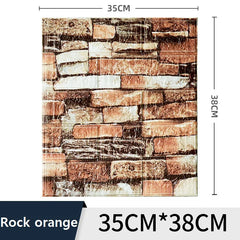 35*38cm Self Adhesive 3d Walls Wallpaper Foam Brick Pattern Decorative Stickers Retro Trend Background Stickers walls Home Decor