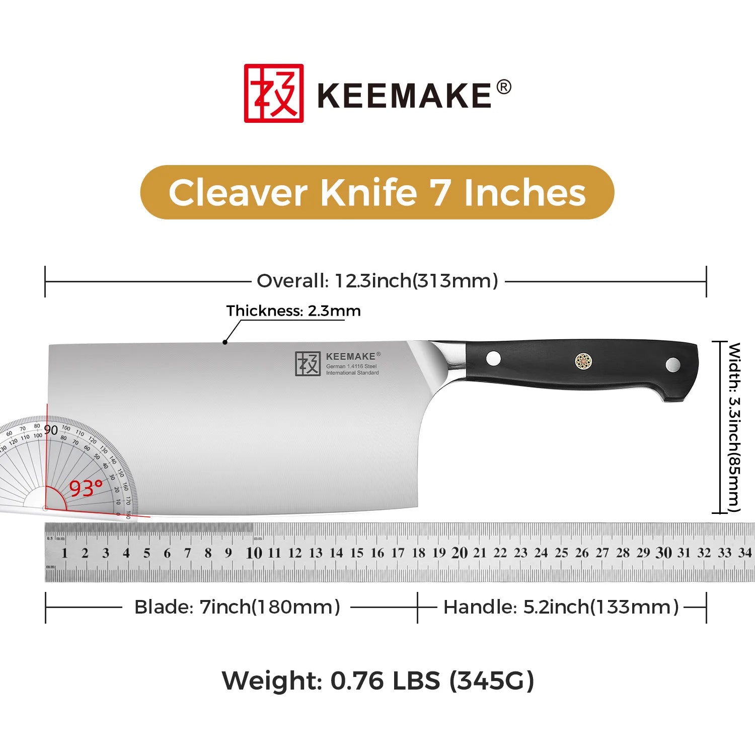 KEEMAKE Chef's Knives High Quality Stainless Steel Kitchen Knife 1-15PCS/Set Ultra Sharp Vegetable Fruit Meat Cutting Knife