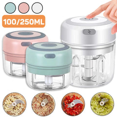 New Efficient, Handy, and Portable Multifunctional Mini USB Kitchen Food Chopper - Versatile Meat and Vegetables Grinder - Conve