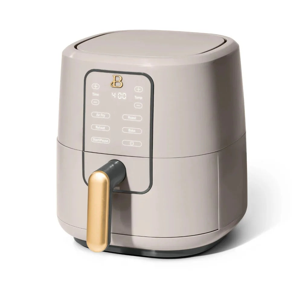 Beautiful 3 Qt Air Fryer with TurboCrisp Technology, Porcini Taupe