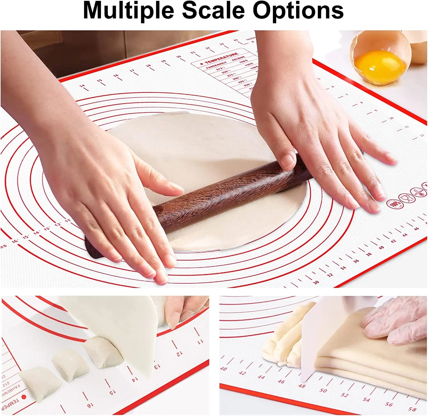 Silicone Baking & Kneading Mat