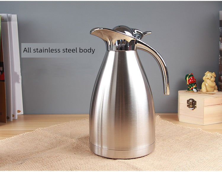 Stainless Steel 304 Thermos Vacuum Flask Household Thermos Warm the Bottle of Jug Commercial European-Style Large Capacity