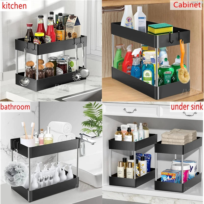 2-Tier Under Sink Storage Rack