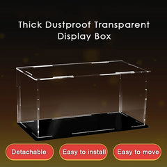 Clear Acrylic Display Case Dustproof Toy Car Trucks Vans Model Box Collection Storage Countertop Show Box