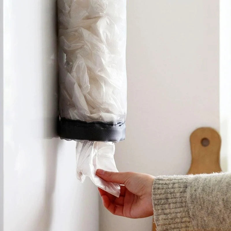 Wall-Mount Grocery Bag Holder