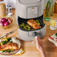 Beautiful 3 Qt Air Fryer with TurboCrisp Technology, Porcini Taupe